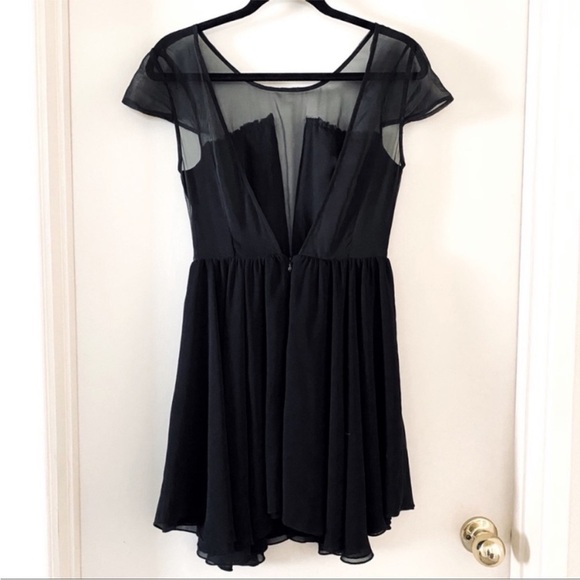 Keepsake the Label Revolve After Dark Black Sheer Backless Dress - Picture 4 of 4